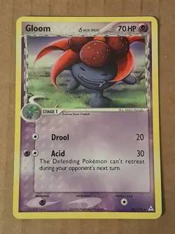 Pokemon Gloom 42/110 ex Holon Phantoms NM-MT See Pictures - Image 1
