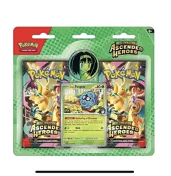 Pokemon TCG - Ascended Heroes Blister Packs: 1 Erika + 1 Larry - Image 2