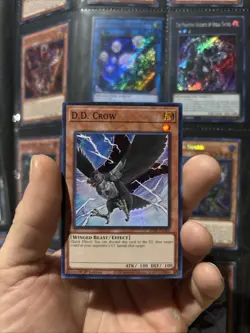 Yu-Gi-Oh! D.D. Crow RA02-EN002 Super Rare 1st Edition NM Condition - Image 1