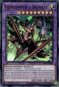 Fiendsmith's Desirae - Super Rare 1st Edition RA04-EN056 - NM - YuGiOh - Image 1