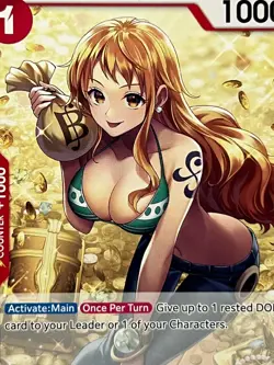 Nami ST01-007 Tournament Pack Vol. 3 Pre-Release Promotion Card - Image 1