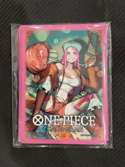 Bandai One Piece Card Promotion Sleeve 2024 Jewelry Bonney 10 Sleeves F/S - Image 1