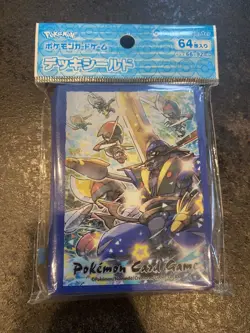 Pokemon Card Sleeves Shiny Kingambit 64Pcs.Pokemon Center 2023 From Japan - Image 1