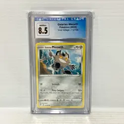 PSA CGC 8.5 - Galarian Meowth 112/185 - Vivid Voltage - Graded Pokemon Card - Image 1