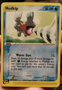 Pokemon Card Mudkip EX Dragon - 65/97 LP Condition - Image 1