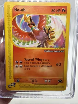 Ho-Oh # 52 Black Star Promo Pokemon Center NY Stamped Card CGC GEM MINT 10 - Image 4