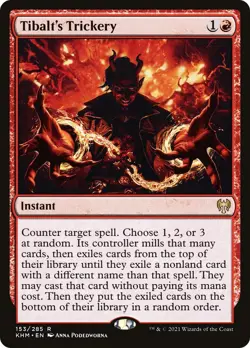 MTG Tibalt's Trickery - 153 / English / Near Mint - Image 1