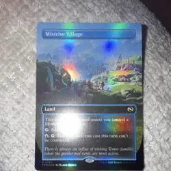 Magic: The Gathering Mistrise Village Land Tarkir Dragonstorm Foil Rare 0397 - Image 1