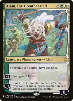 Ajani, the Greathearted 1x MtG Mystery Booster List MB1 SP/NM - Image 1