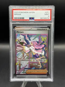 Pokemon TCG Miriam 251/198 Scarlet & Violet Base Set Special Illustration PSA 9 - Image 1