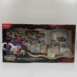 Pokemon TCG: Paldean Fates Great Tusk ex & Iron Threads ex Premium Collection - Image 1
