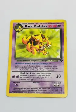 Pokemon TCG Dark Kadabra - 39/82 - Uncommon Unlimited Team Rocket - Image 1