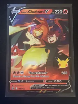 Lance's Charizard V SWSH133 Pokemon Sword and Shield Promo NM - Image 1