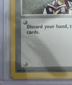 Pokemon TCG Shadowless Base Set Professor Oak 88/102 NM - Image 4