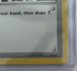 Pokemon TCG Shadowless Base Set Professor Oak 88/102 NM - Image 5