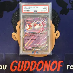 PSA 8 NEAR MINT 2024 Pokemon Surging Sparks LATIAS EX #076 - Image 1