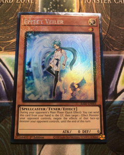 *** EFFECT VEILER *** 1ST EDITION PRISMATIC COLLECTOR'S RARE RA01-EN003 YUGIOH! - Image 1
