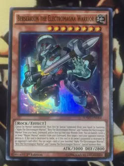 Yugioh: Berserkion The Electromanga Warrior - SDMY-EN004 Ultra Rare 1st Ed NM - Image 1