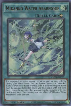Mikanko Water Arabesque-Ultra Rare - 1st Edition - AMDE-EN032 - Amazing Defen... - Image 1