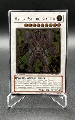 Hyper Psychic Blaster CRMS-EN042 - 1st Edition Ultimate Rare YuGiOh - LP - Image 1