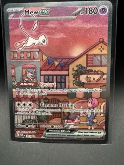 Pokemon TCG Mew EX Black Star Promo Holo Card Scarlet & Violet SVP053 - Image 1
