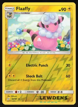 Flaaffy - 42/181 - Reverse Holo Uncommon - Team Up - Pokemon Card - Image 1