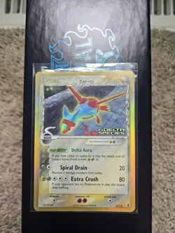 2005 Pokemon Card Latias 8/113 EX Delta Species Rare Reverse Holo - Image 1