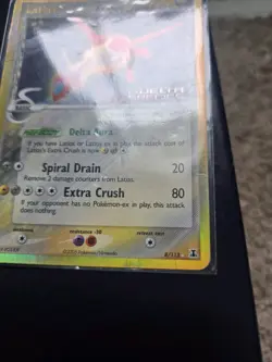 2005 Pokemon Card Latias 8/113 EX Delta Species Rare Reverse Holo - Image 3