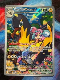 Pokemon TCG Ionos Kilowattrel Scarlet Violet Journey Together Card 163/159 NM - Image 1