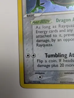 Rayquaza EX Deoxys Holo Rare SWIRL 22/107 Pokemon Cards TCG - LP - Image 5