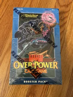 1995 Marvel Overpower Card Game Booster Box TCG - 36 Packs! NEW Sealed - Image 1