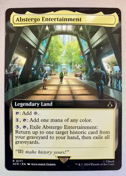 1x Abstergo Entertainment, 0171 (Extended Art) - MTG: Assassin's Creed (ACR) NM - Image 1