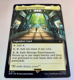 1x Abstergo Entertainment, 0171 (Extended Art) - MTG: Assassin's Creed (ACR) NM - Image 2