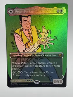 Peter Parker (0232) (Borderless) Marvel's Spider-Man Foil - MTG - Image 5