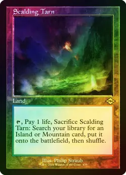 MTG SCALDING TARN RETRO FRAME ETCHED FOIL Modern Horizons 2 NM - Image 1