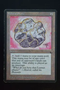 Magic The Gathering MTG FELLWAR STONE The Dark MP Moderately Played - Image 1