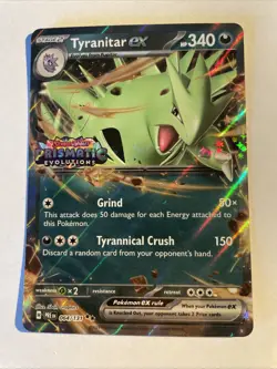 Tyranitar Ex Stamped Promo 064/131 Prismatic Evolutions Pokemon - Image 1