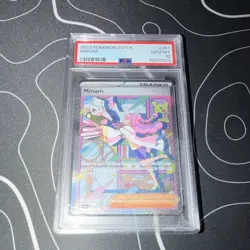 Pokemon Miriam 251/198 SV01 Scarlet & Violet PSA 10 Full Art Holo - Image 1
