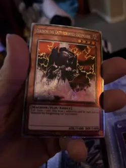 Yu-Gi-Oh Dekoichi the Battlechanted Locomotive RA03-EN144 1st Platinum Secret - Image 1