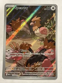 Pokemon TCG Spearow 151/132 Mega Evolution Illustration Rare Card 2025 NM - Image 1