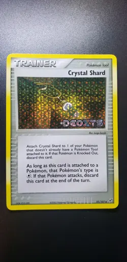 Pokemon EX Deoxys Crystal Shard Trainer Card HOLO 85/107 NM-MT!!! - Image 3