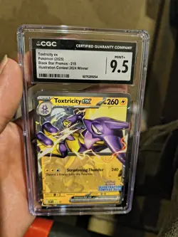 Toxtricity EX SVP 215 Illustration Contest 2024 Promo Pokemon CGC Graded 9.5 - Image 1