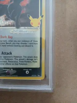 2021 POKEMON CELEBRATIONS CLASSIC COLL #17 UMBREON-GOLD STAR PSA 10 - Image 5