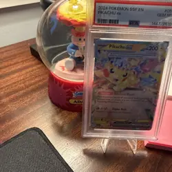 2024 Pokemon en Pikachu EX Rare PSA 10 Gem 057/191 - Image 3