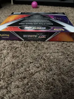 Pokemon TCG Meowth Vmax Box - 4 Packs 820650804120 - Image 3