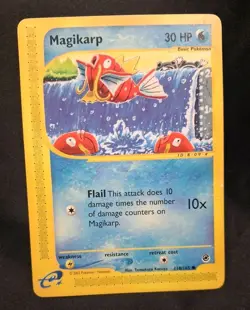 🎏 ✨ Magikarp 118/165 - 2002 Pokemon Expedition Base Set - Non-Holo NEAR MINT - Image 1