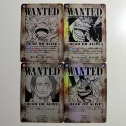 One Piece Card OP09 Wanted Card Complete set Emperors In The New World Japanese - Image 1