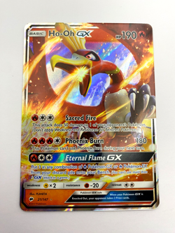Pokemon Card - Ho-Oh GX 21/147 S&M Burning Shadows *NM* Rare Holo GX - Image 1