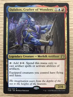 Dalakos Crafter of Wonders MTG Magic the Gathering Card NM Near Mint Theros THB - Image 1