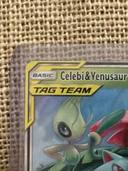 Celebi & Venusaur GX SM - Team Up #1/181 Tag Team Ultra Rare Pokemon Card R4-303 - Image 3